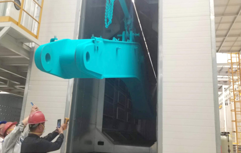 山河智能粉末噴涂隧道爐改造